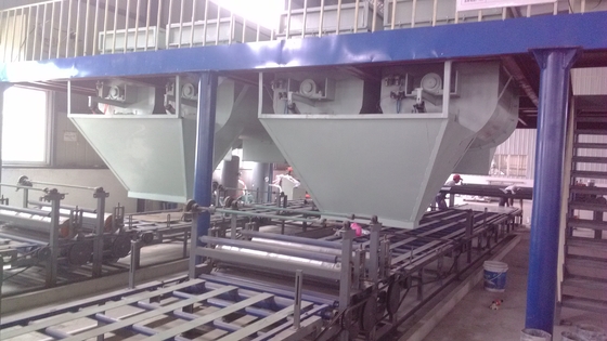 Αλεξίπυρη σε κυματοειδές πανό μηχανή παραγωγής με τη λειτουργία ελέγχου πάχους πινάκων
