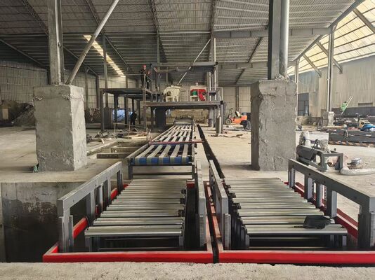 Μηχανή από σανίδες από άχυρο με περιεκτικότητα σε υγρασία πρώτης ύλης 8-12% και πλάτος προϊόντος εξόδου 600-2000 mm για βέλτιστη θερμοκρασία λειτουργίας 20-80 °C