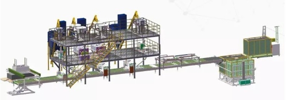 Μηχανή κατασκευής χαρτών 1-10 mm / Μηχανή παραγωγής χαρτών σκληρού ξύλου για Mgo Mgcl