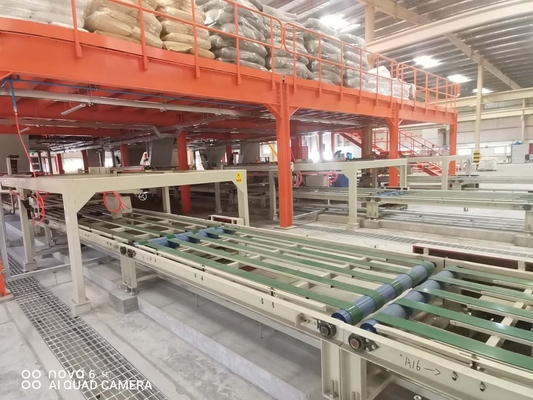 2400mm μήκος πλάκας Σιμέντο γραμμή παραγωγής πλάκας με ομαλή και ακριβή κοπή