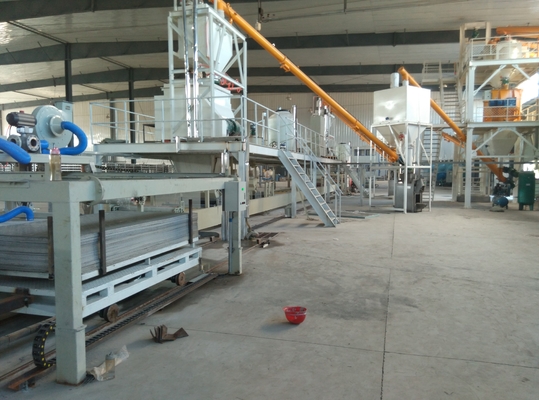 MgO πάχους 3 - 25mm γραμμή παραγωγής πινάκων για την εσωτερικούς διακόσμηση τοίχων/τον πίνακα επένδυσης επίπλων